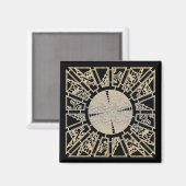 Lament Panel 1 (messing) Magneet (Voorkant / Achterkant)