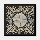 Lament Panel 1 (messing) Magneet (Voorkant)