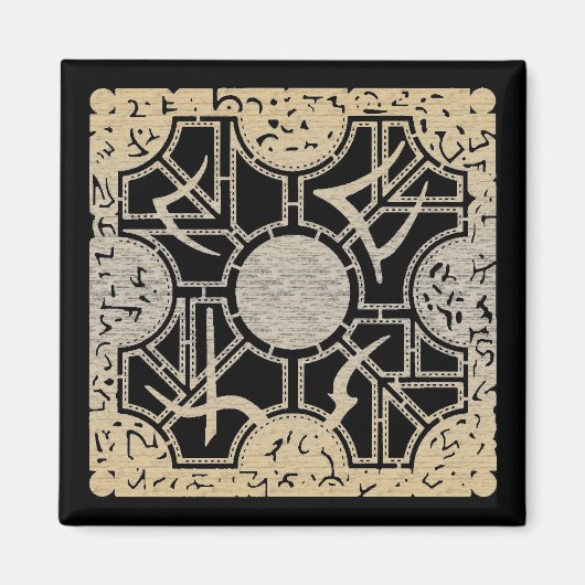 Lament Panel 3 (messing) Magneet (Voorkant)