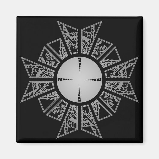 Lament star Silver Magneet (Voorkant)