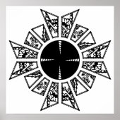 Lament ster zwart poster (Voorkant)