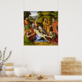 Lamentatie door Andrea Solario Poster (Keuken)