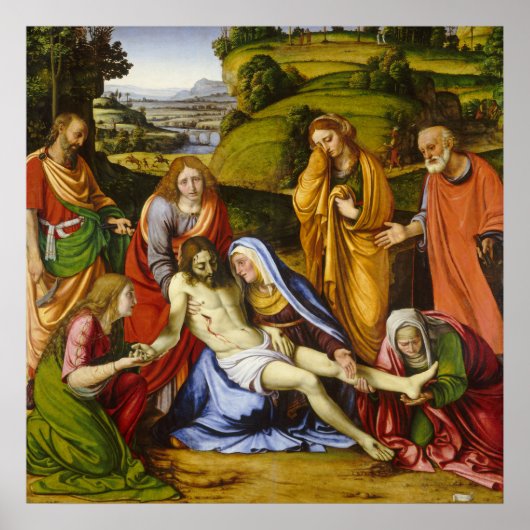 Lamentatie door Andrea Solario Poster (Voorkant)