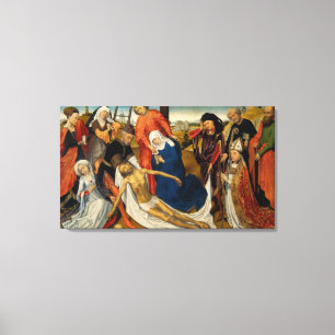 Lamentatie over Dood Christus, c. 1460-1464 Canvas Afdruk