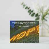 Lamentaties 3:21 Dit herinner ik mij, dus Briefkaart (Staand voorkant)