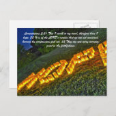 Lamentaties 3:21 Dit herinner ik mij, dus Briefkaart (Voorkant / Achterkant)