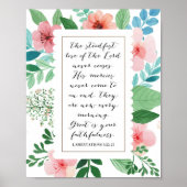 Lamentaties 3:22-23 poster (Voorkant)