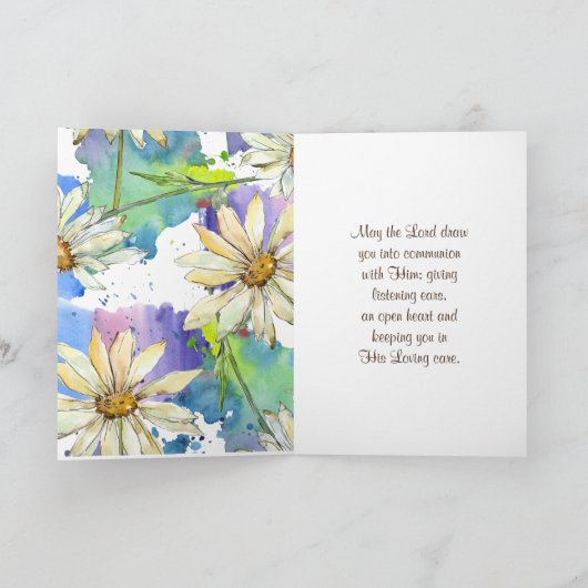 Lamentaties 3:22 Zijn getrouwe liefde eindigt nooi Kaart (Binnen)