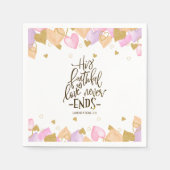 Lamentaties 3:22 Zijn Trouwe Liefde Valentijns Servet (Voorkant)