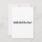 Lamentaties 3:25 Bijbellenverdraaiing met pic-flat Kaart (Achterkant)