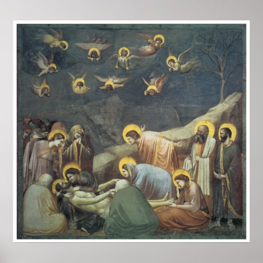 Lamentation of Christus, c.1305 Giotto Poster (Voorkant)