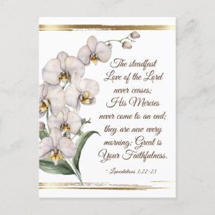 Lamentations 3:22-23 Steadfast Love of the Lord Briefkaart