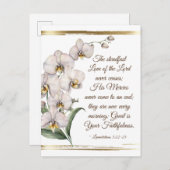 Lamentations 3:22-23 Steadfast Love of the Lord Briefkaart (Voorkant / Achterkant)