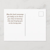 Lamentations 3:22-23 Steadfast Love of the Lord Briefkaart (Achterkant)