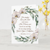 Lamentations 3:22-23 Steadfast Love of the Lord Kaart (Gele Bloem)