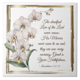 Lamentations 3:22-23 Steadfast Love of the Lord Tegeltje