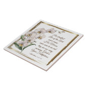 Lamentations 3:22-23 Steadfast Love of the Lord Tegeltje (Zijkant)