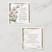 Lamentations 3:22-23 Steadfast Love of the Lord Vierkante Visitekaartje (Voorkant / Achterkant)