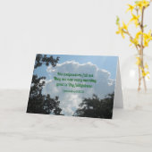 Lamentations 3:22-23 Zijn compassions falen niet.. Kaart (Gele Bloem)