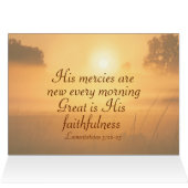 Lamentations 3:22 De steadfast Love of the Lord (Binnen Horizontaal (Boven))