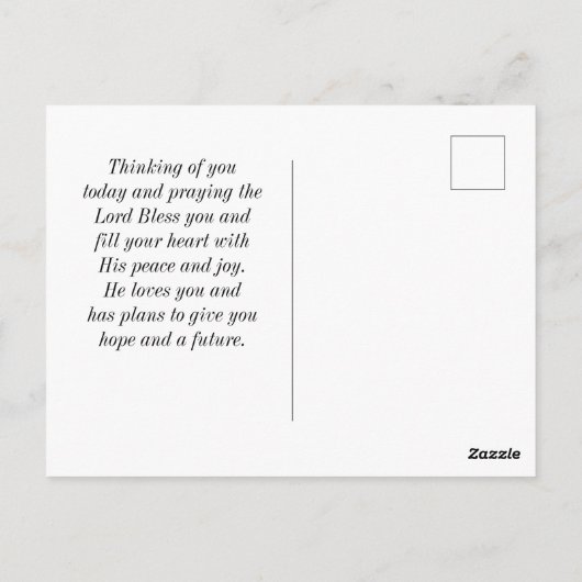Lamentations 3:23 Zijn genootschappen zijn elke oc Briefkaart (Achterkant)