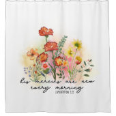 Lamentations 3:23 Zijn genootschappen zijn elke oc Douchegordijn (Voorkant)