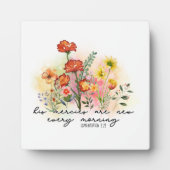 Lamentations 3:23 Zijn genootschappen zijn elke oc Fotoplaat (Voorkant)