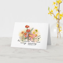 Lamentations 3:23 Zijn genootschappen zijn elke oc Kaart