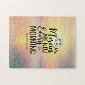 Lamentations 3:23 Zijn genootschappen zijn elke oc Legpuzzel (Horizontaal)