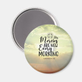 Lamentations 3:23 Zijn genootschappen zijn elke oc Magneet (Voorkant / Achterkant)