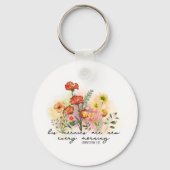 Lamentations 3:23 Zijn genootschappen zijn elke oc Sleutelhanger (Voorkant)