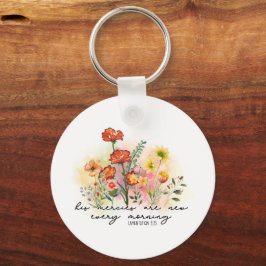 Lamentations 3:23 Zijn genootschappen zijn elke oc Sleutelhanger