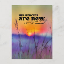 Lamentations 3:23 Zijn genootschappen zijn nieuwe