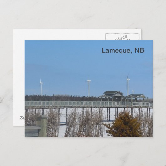 Lameque Wind Turbines Briefkaart (Voorkant / Achterkant)