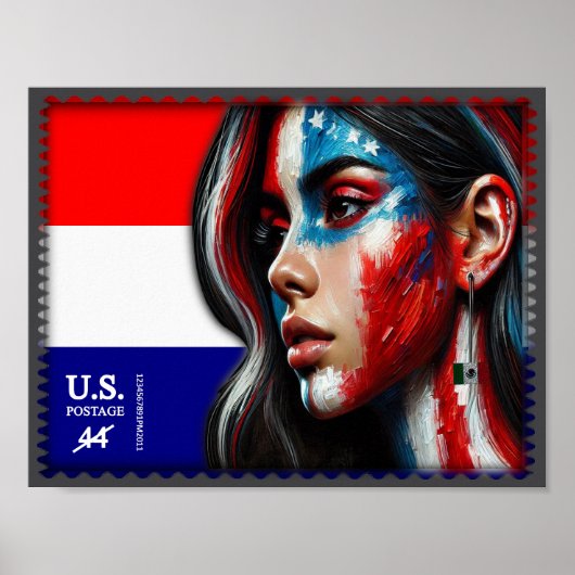  L'Amerique - Hisp Poster (Voorkant)