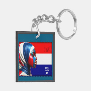 L'Amerique - Mslm Acryl Sleutelhanger