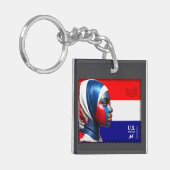  L'Amerique - Mslm Acryl Sleutelhanger (Voorkant Links)