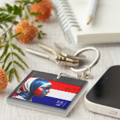  L'Amerique - Mslm Acryl Sleutelhanger (Voorkant Rechts)