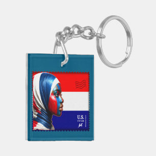  L'Amerique - Mslm Acryl Sleutelhanger