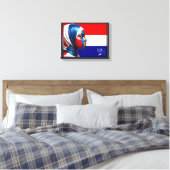  L'Amerique - Mslm Canvas Afdruk (Insitu (Slaapkamer))