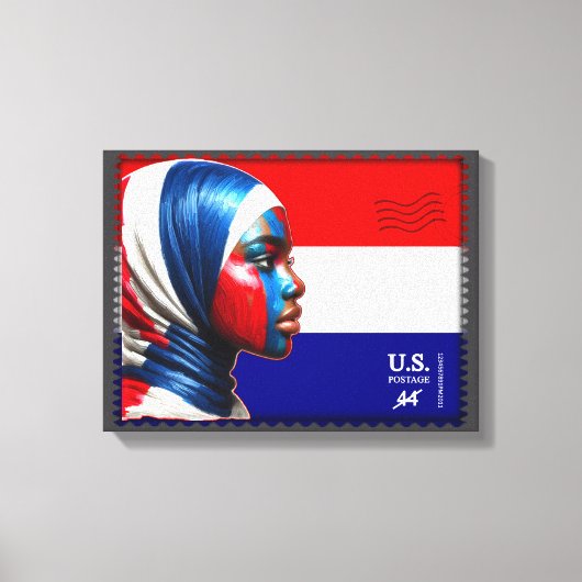  L'Amerique - Mslm Canvas Afdruk (Voorkant)