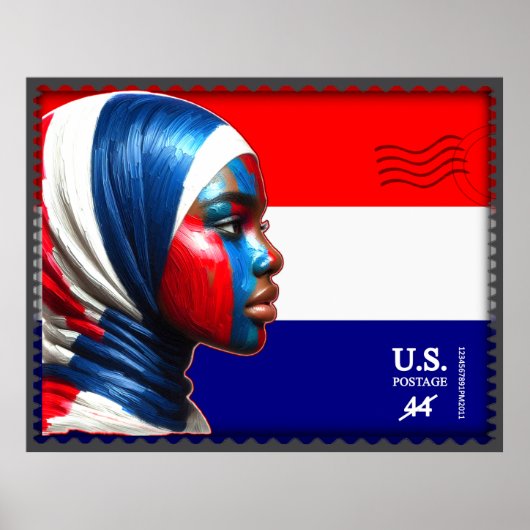  L'Amerique - Mslm Poster (Voorkant)