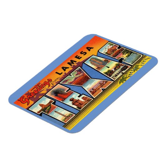 Lamesa, Texas Magnet Magneet (Linkerzijde)