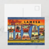 Lamesa TX Briefkaart (Voorkant / Achterkant)