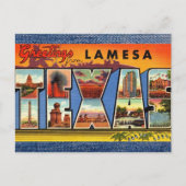 Lamesa TX Briefkaart (Voorkant)