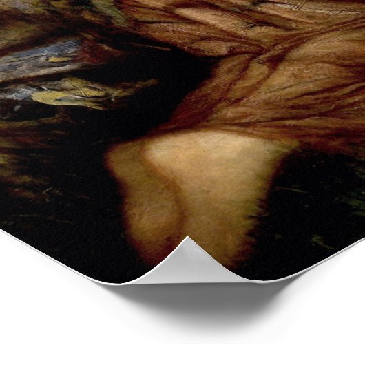 Lamia (1905) van John Waterhouse Poster (Hoek)