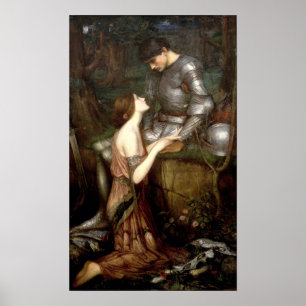 Lamia (1905) van John Waterhouse Poster
