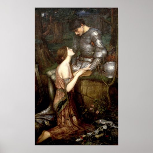 Lamia (1905) van John Waterhouse Poster (Voorkant)