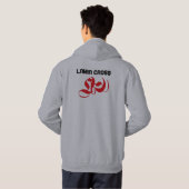Lamia Cross-sweatshirt Hoodie (Achterkant volledig)
