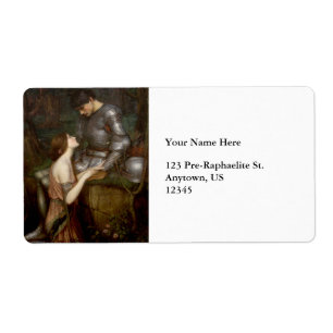 Lamia door John William Waterhouse Etiket